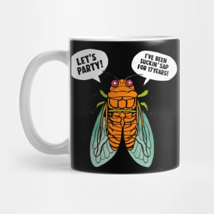 Party Cicada 2024 Entomology Cicada Brood Cicada Fest Mug